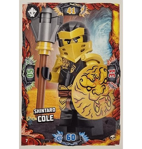 Lego Ninjago Serie 6 Trading Cards Nr 007 Shintaro Cole