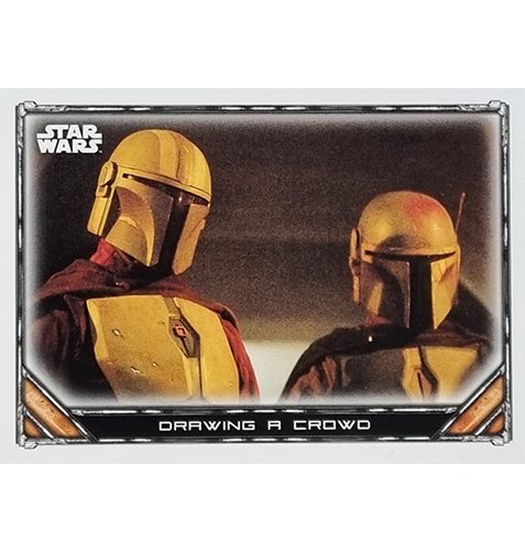 Topps The Mandalorian Trading Cards 2021 Nr 024 Drawing a Crowd