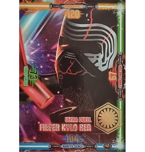 LEGO Star Wars Serie 3 Trading Cards - Nr 042 Ultra Duell Fieser Kylo Ren