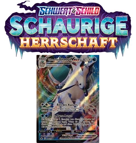 Pokémon Schaurige Herrschaft 046/198 Schimmelreiter-Coronospa-VMAX FULLART