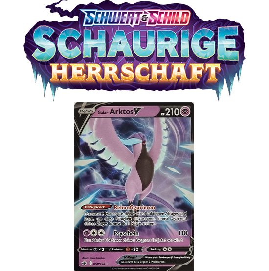 Pokémon Schaurige Herrschaft 058/198 Galar-Arktos-V