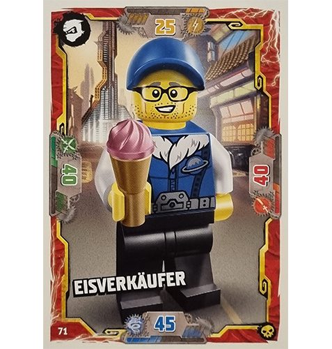 Lego Ninjago Serie 6 Trading Cards Nr 071 Eisverkäufer