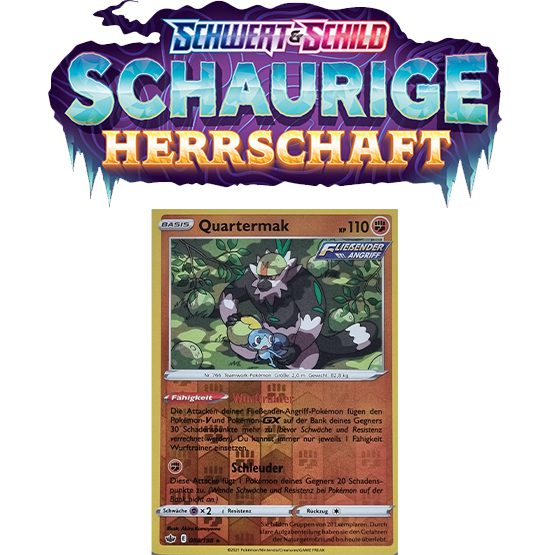 Pokémon Schaurige Herrschaft 088/198 Quartermak REVERSE HOLO