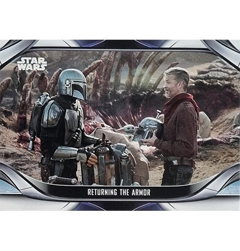 Topps The Mandalorian Trading Cards 2021 Nr 089 Returning the armor