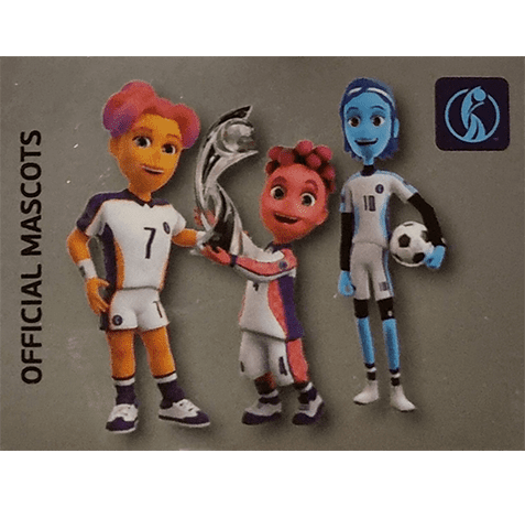 Panini Frauen EM 2022 Sticker - Nr 001 Official Mascots