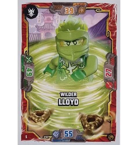 Lego Ninjago Serie 7 Trading Cards Geheimnisse der Tiefe - Nr 001 Wilder LLoyd