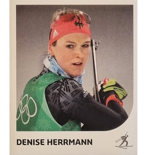 Panini Winterspiele 2022 Peking Sticker - Nr 010 Denise Herrmann