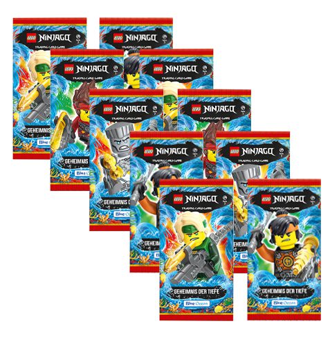 Lego Ninjago Serie 7 Trading Cards Geheimnisse der Tiefe - 10x Booster