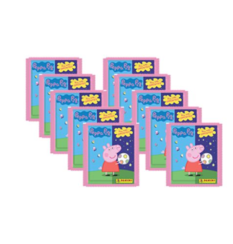 Panini Peppa Pig Spiele mit Gegensätzen Sticker - 10x Tüten