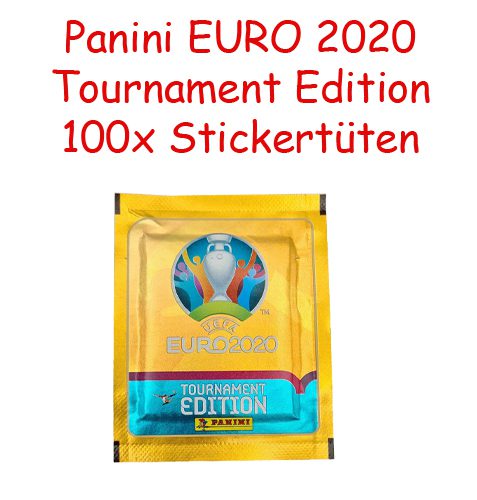 Panini EURO 2020 Tournament Edition Sticker - 100 Stickertüten