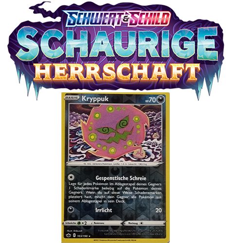 Pokémon Schaurige Herrschaft 103/198 Kryppuk REVERSE HOLO