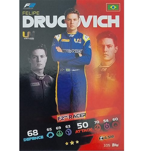Turbo Attax 2021 Nr 105 Felipe Drugovich