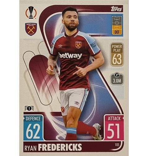 Topps Champions League 2021/2022 Nr 105 Ryan Fredericks