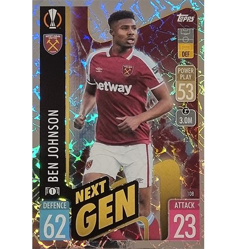 Topps Champions League 2021/2022 Nr 108 Ben Johnson
