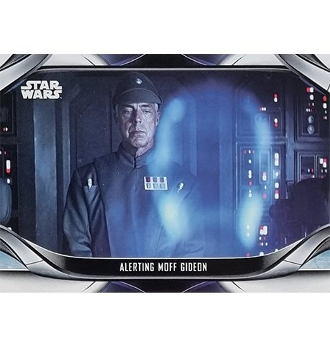 Topps The Mandalorian Trading Cards 2021 Nr 109 Alerting Moff Gideon