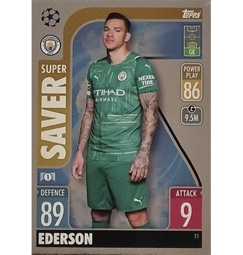 Topps Champions League 2021/2022 Nr 011 Ederson
