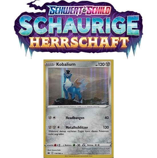 Pokémon Schaurige Herrschaft 114/198 Kobalium HOLO