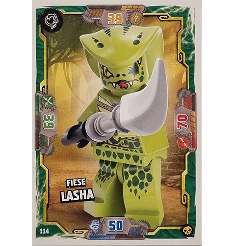 Lego Ninjago Serie 6 Trading Cards Nr 114 Fiese Lasha