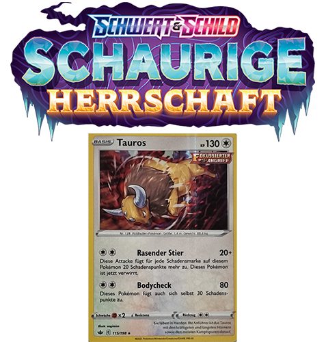 Pokémon Schaurige Herrschaft 115/198 Tauros HOLO