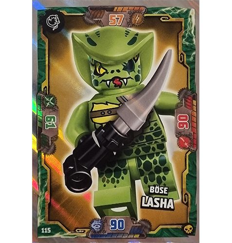 Lego Ninjago Serie 6 Trading Cards Nr 115 Böse Lasha