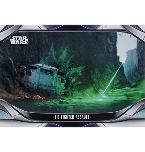 Topps The Mandalorian Trading Cards 2021 Nr 119 Tie Fighter assault