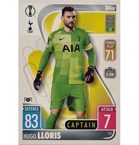Topps Champions League 2021/2022 Nr 119 Hugo Lloris