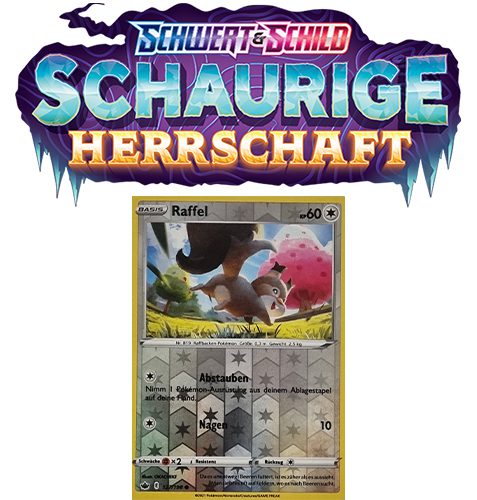 Pokémon Schaurige Herrschaft 127/198 Raffel REVERSE HOLO