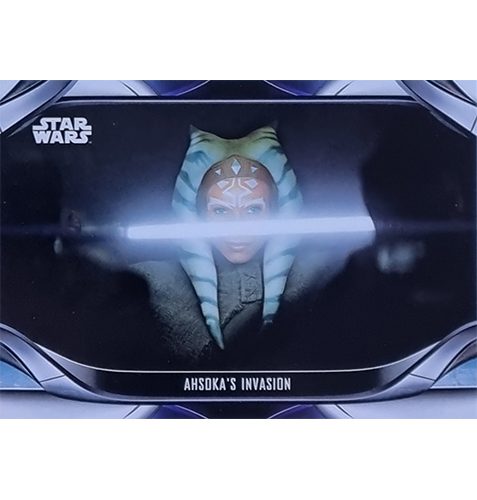 Topps The Mandalorian Trading Cards 2021 Nr 128 Ahsokas Invasion