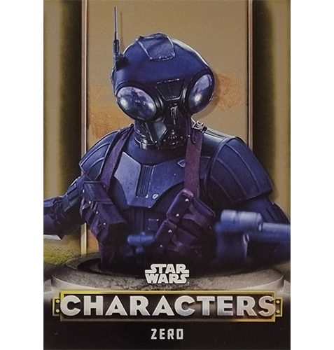 Topps The Mandalorian Trading Cards 2021 Nr C 13 ZERO Yellow Parallels