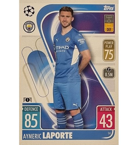 Topps Champions League 2021/2022 Nr 014 Aymeric Laporte