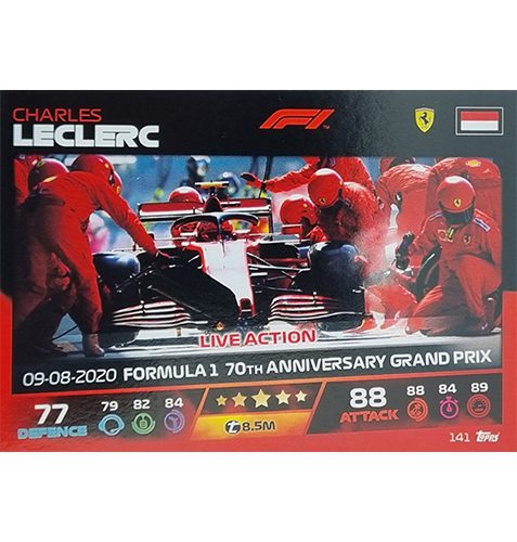 Turbo Attax 2021 Nr 141 Charles Leclerc