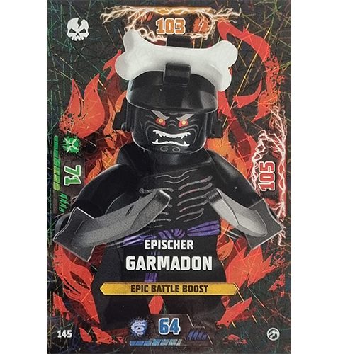 Lego Ninjago Serie 7 Trading Cards Geheimnisse der Tiefe - Nr 145 Epischer Garmadon