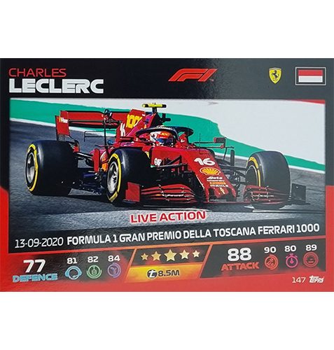 Turbo Attax 2021 Nr 147 Charles Leclerc