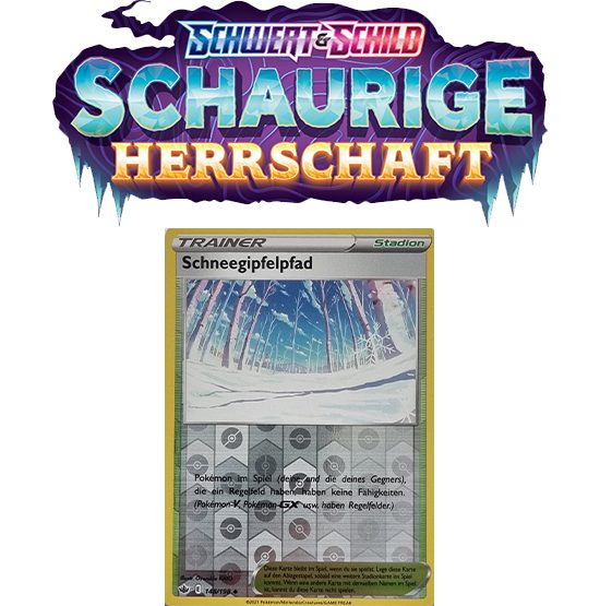 Pokémon Schaurige Herrschaft 148/198 Schneegipfelpfad REVERSE HOLO