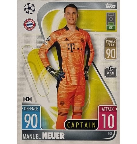Topps Champions League 2021/2022 Nr 155 Manuel Neuer
