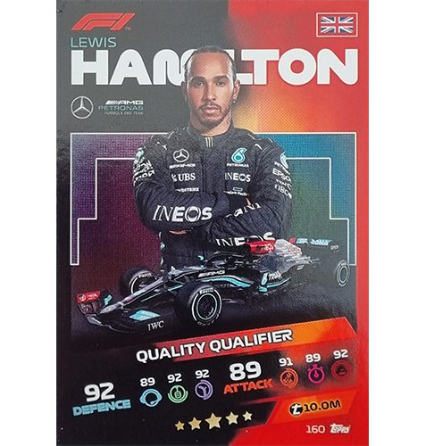 Turbo Attax 2021 Nr 160 Lewis Hamilton