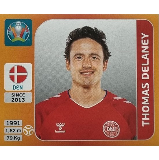 Panini EURO 2020 Sticker Nr 166 Thomas Delaney