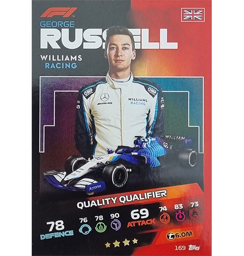 Turbo Attax 2021 Nr 169 George Russell