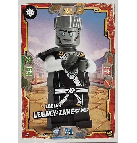 Lego Ninjago Serie 6 NEXT LEVEL Trading Cards Nr 017 Cooler Legacy Zane
