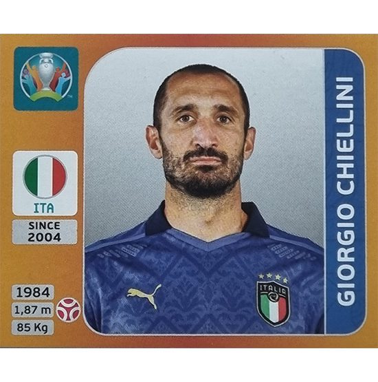 Panini EURO 2020 Sticker Nr 017 Giorgio Chiellini