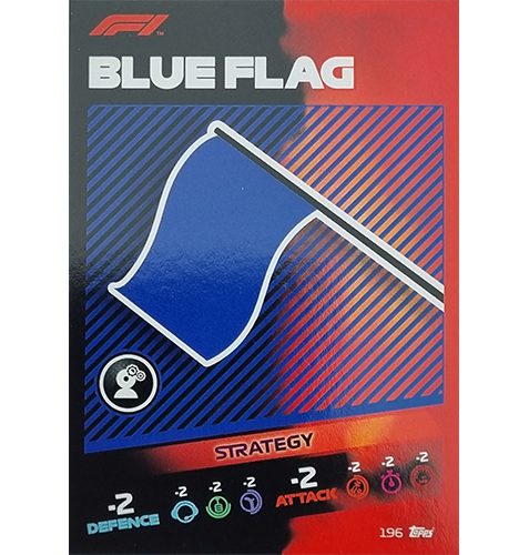 Turbo Attax 2021 Nr 196 Blue Flag