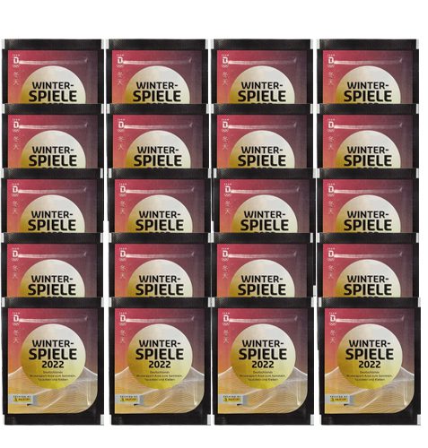 Panini Winterspiele 2022 Peking Sticker - 20x Stickertüten