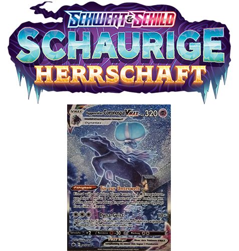 Pokémon Schaurige Herrschaft 205/198 Rappenreiter-Coronospa-VMAX RAINBOW