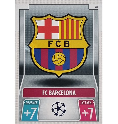 Topps Champions League 2021/2022 Nr 208 FC Barcelona Team Badge