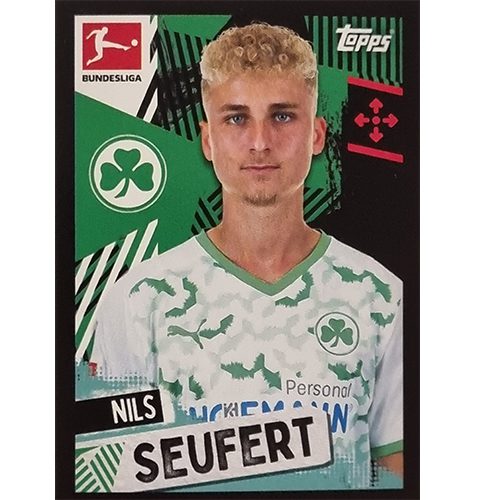 Topps Bundesliga Sticker Saison 2021/2022 Nr 225 Nils Seufert
