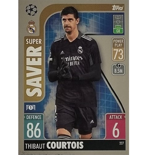 Topps Champions League 2021/2022 Nr 227 Thibaut Courtois