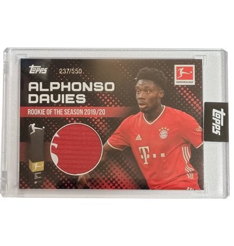 Topps Alphonso Davies Rookie of the Year Trikot Karte 237