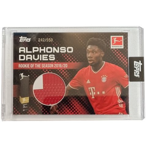Topps Alphonso Davies Rookie of the Year Trikot 242