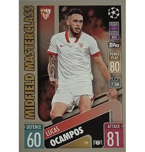 Topps Champions League 2021/2022 Nr 258 Lucas Ocampos