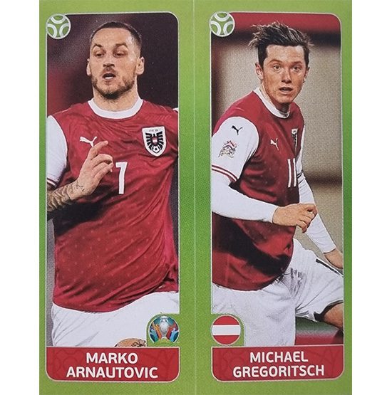 Panini EURO 2020 Sticker Nr 261 Arnautovic Gregoritsch